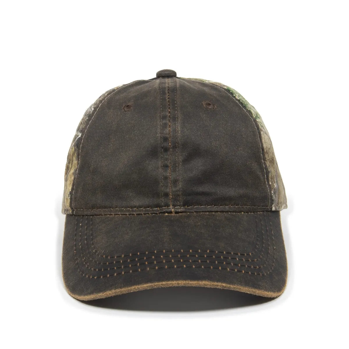 Outdoor Cap HPC-305 Camo Unstructured Solid Back Hat Unisex Accessories Hats & Caps