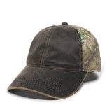 Outdoor Cap HPC-305 Camo Unstructured Solid Back Hat Unisex Accessories Hats & Caps