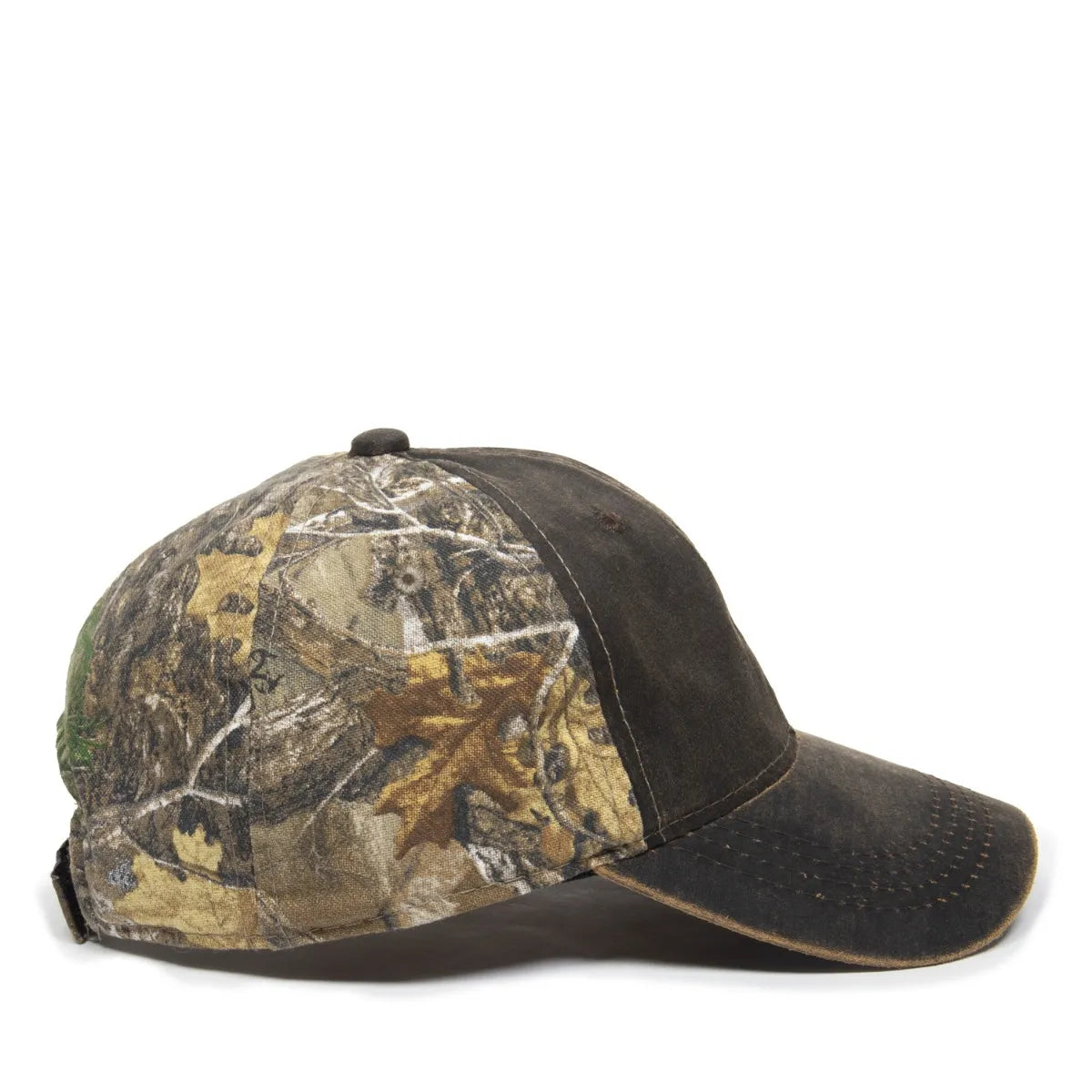 Outdoor Cap HPC-305 Camo Unstructured Solid Back Hat Unisex Accessories Hats & Caps