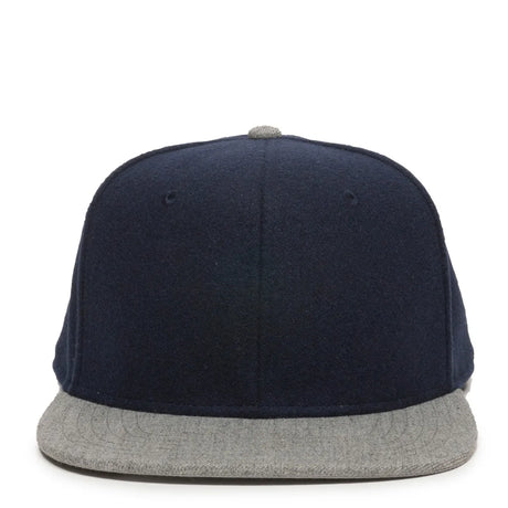 Outdoor Cap REDLBL104 Melton Wool Structured Solid Back Hat Unisex Accessories Hats & Caps