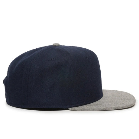 Outdoor Cap REDLBL104 Melton Wool Structured Solid Back Hat Unisex Accessories Hats & Caps