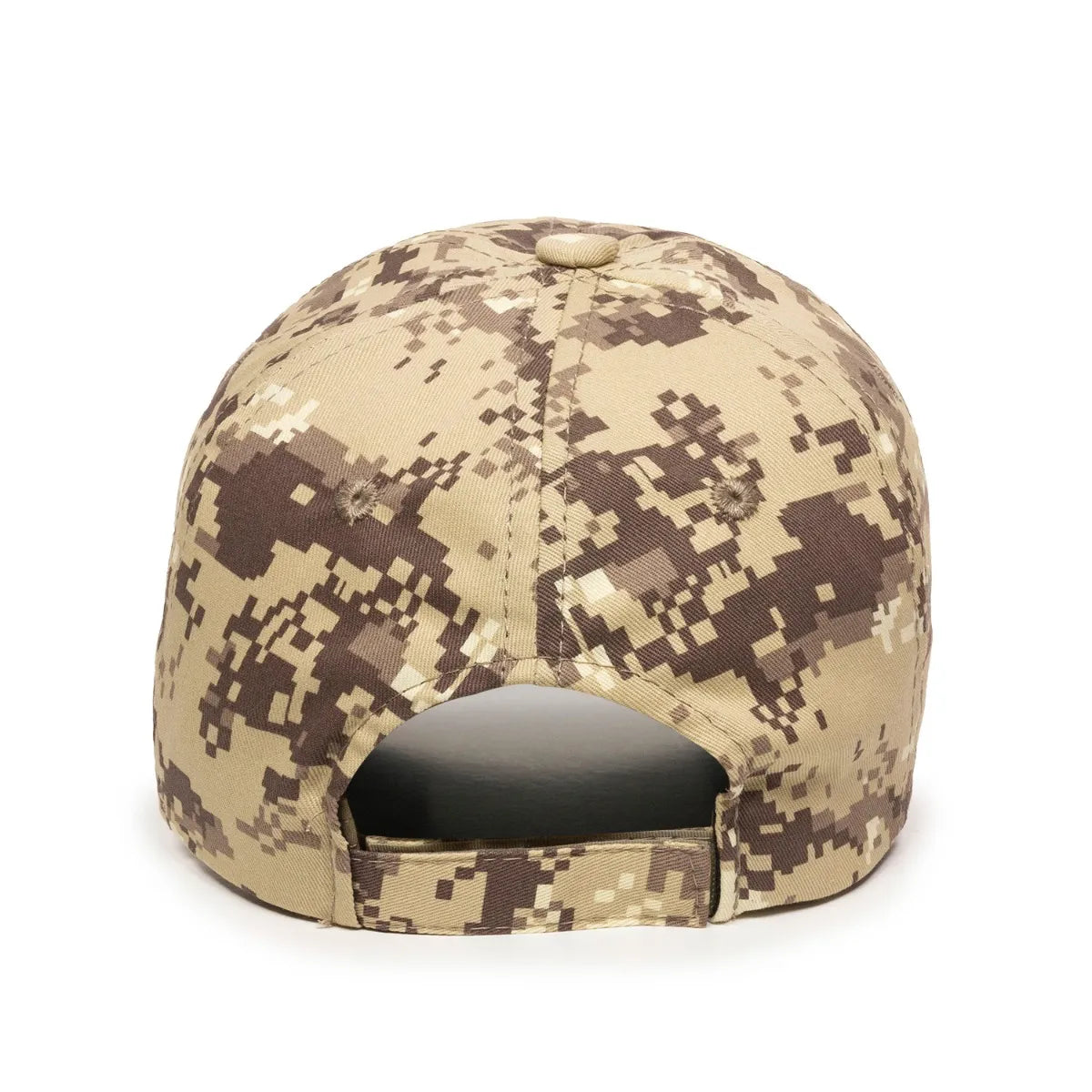 Outdoor Cap DC-660 Camo Unstructured Solid Back Hat Unisex Accessories Hats & Caps
