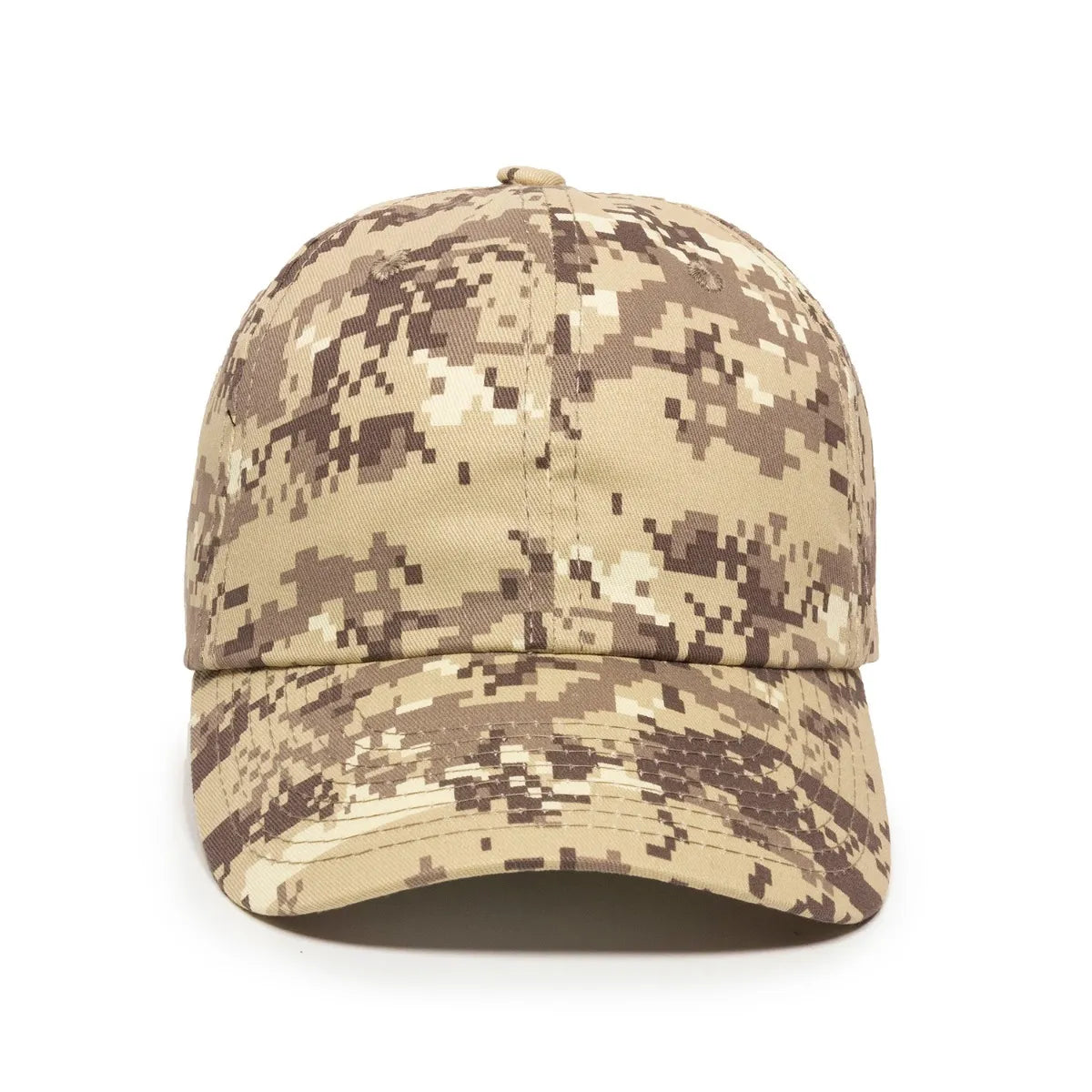 Outdoor Cap DC-660 Camo Unstructured Solid Back Hat Unisex Accessories Hats & Caps