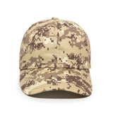 Outdoor Cap DC-660 Camo Unstructured Solid Back Hat Unisex Accessories Hats & Caps