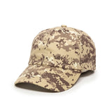 Outdoor Cap DC-660 Camo Unstructured Solid Back Hat Unisex Accessories Hats & Caps