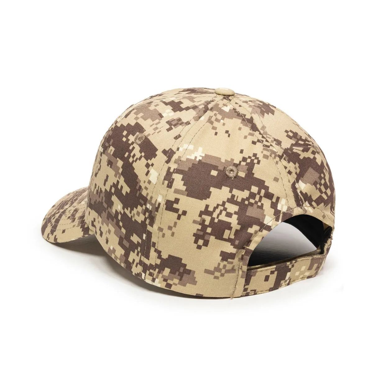 Outdoor Cap DC-660 Camo Unstructured Solid Back Hat Unisex Accessories Hats & Caps
