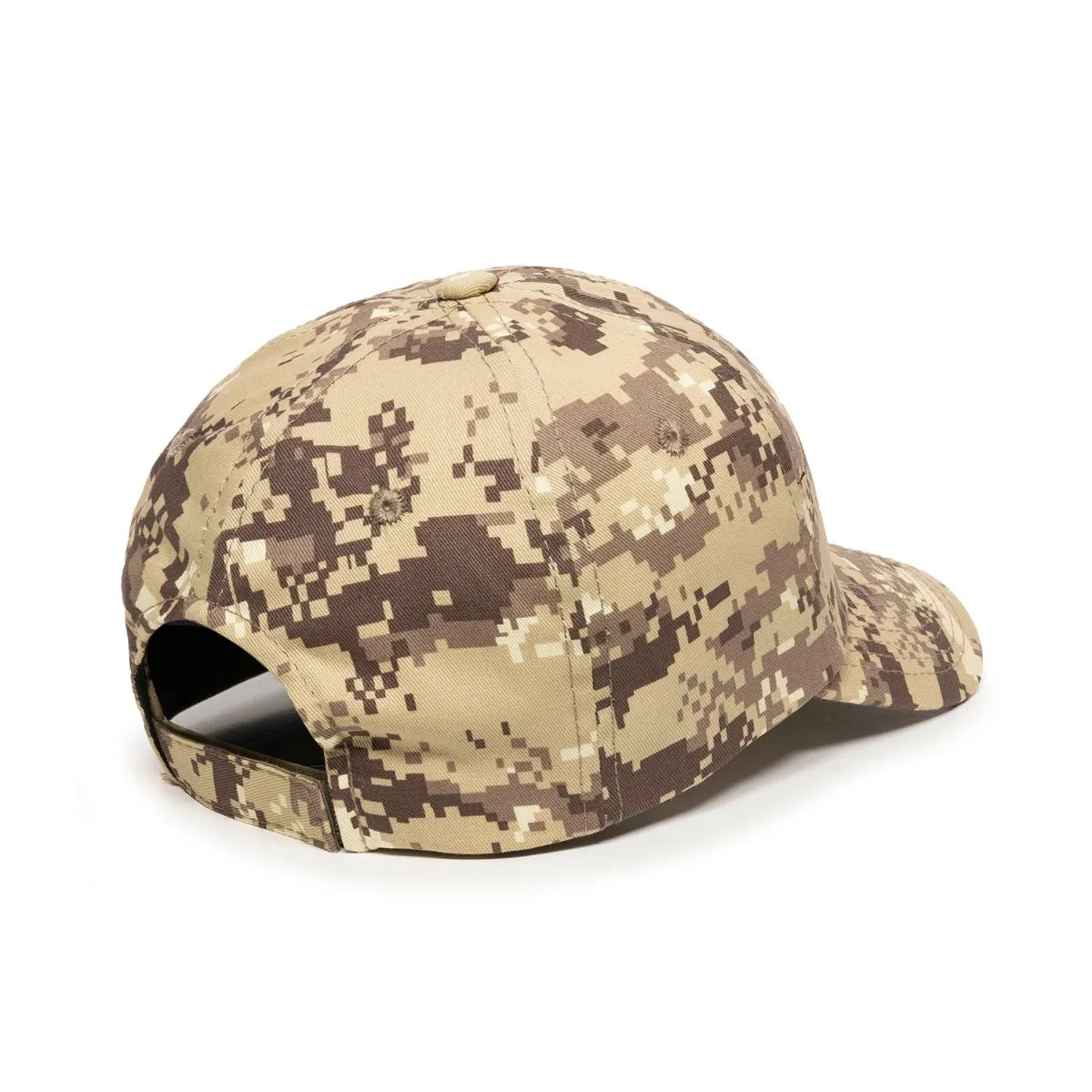 Outdoor Cap DC-660 Camo Unstructured Solid Back Hat Unisex Accessories Hats & Caps