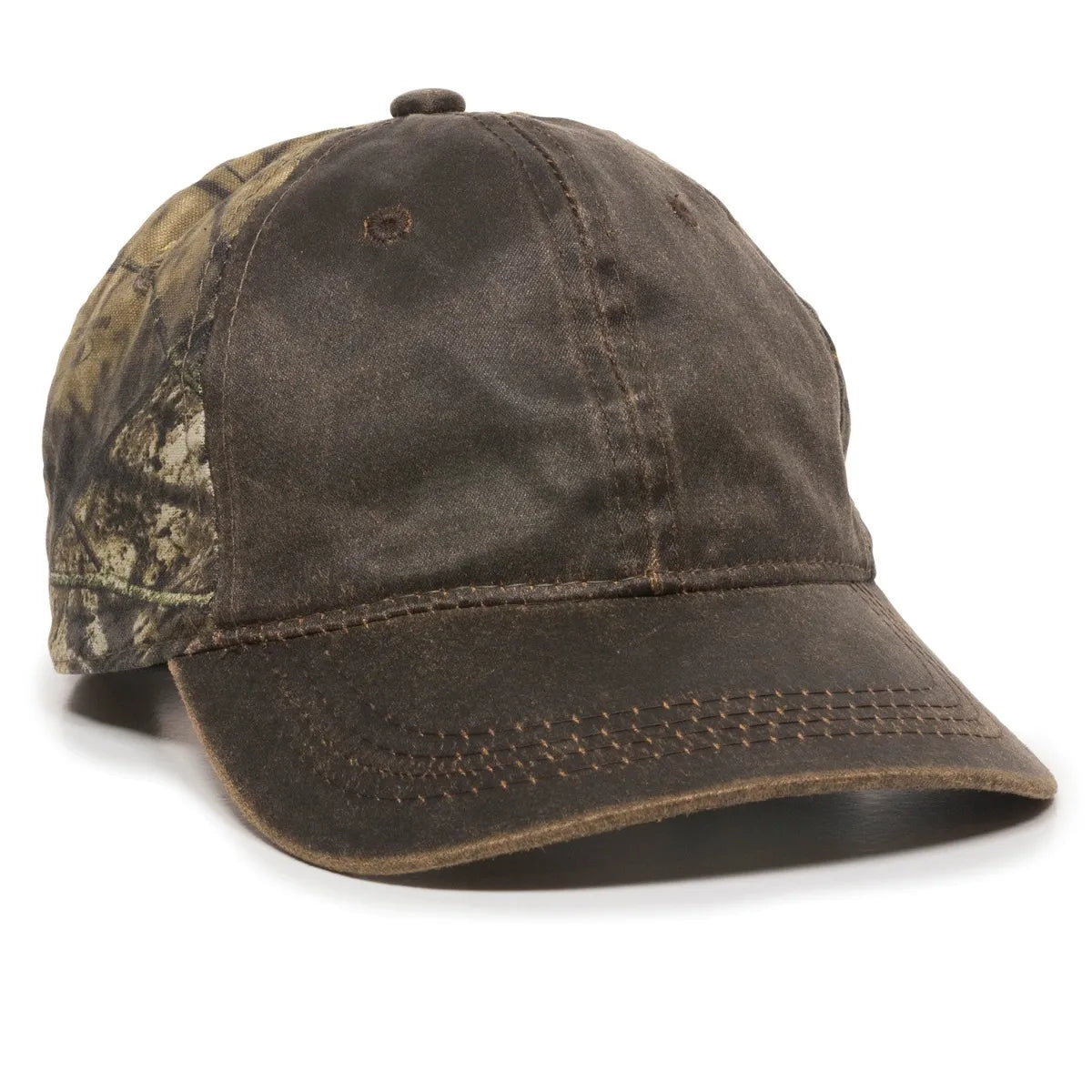 Outdoor Cap HPC-305 Camo Unstructured Solid Back Hat Unisex Accessories Hats & Caps
