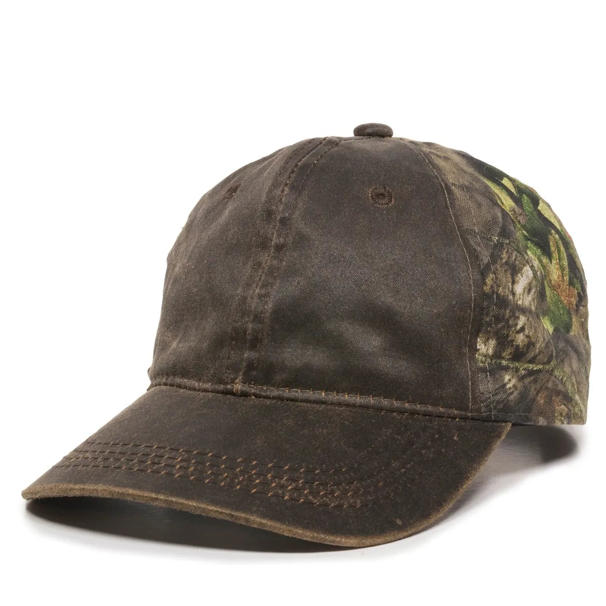 Outdoor Cap HPC-305 Camo Unstructured Solid Back Hat Unisex Accessories Hats & Caps