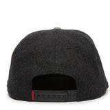 Outdoor Cap REDLBL104 Melton Wool Structured Solid Back Hat Unisex Accessories Hats & Caps