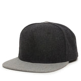 Outdoor Cap REDLBL104 Melton Wool Structured Solid Back Hat Unisex Accessories Hats & Caps
