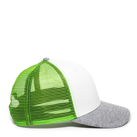 Outdoor Cap RGR-200M Cotton Twill Structured Trucker Beanie Unisex Accessories Hats & Caps