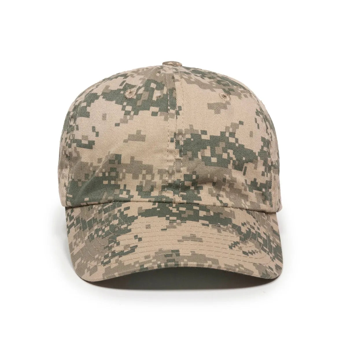 Outdoor Cap DC-660 Camo Unstructured Solid Back Hat Unisex Accessories Hats & Caps