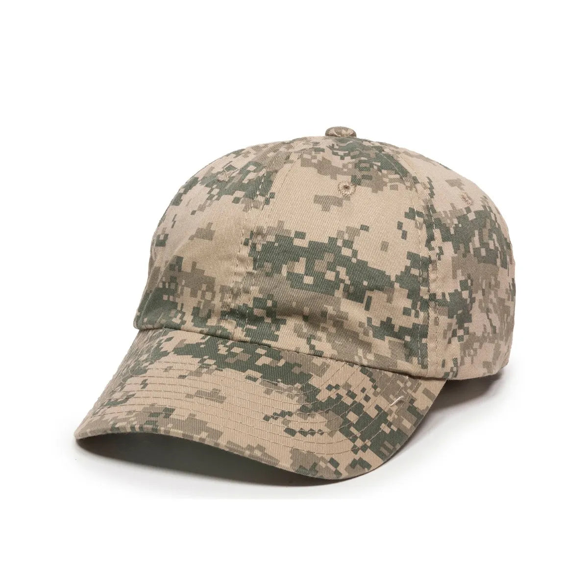 Outdoor Cap DC-660 Camo Unstructured Solid Back Hat Unisex Accessories Hats & Caps
