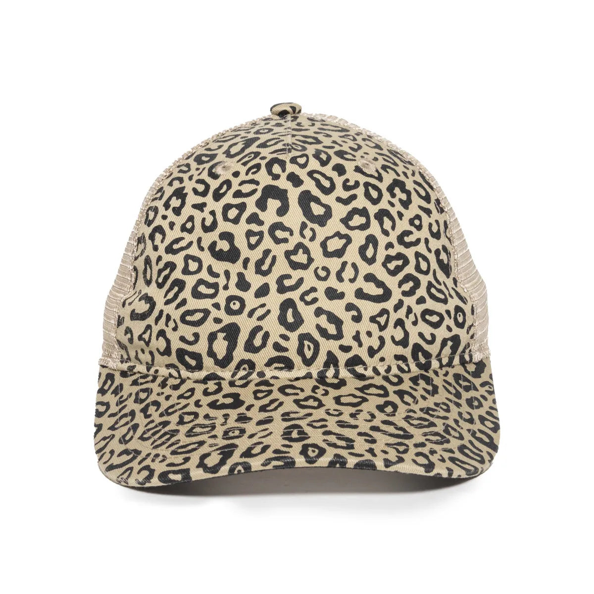 Outdoor Cap OC901M Aztec & Leopard Unstructured Trucker Hat Unisex Accessories Hats & Caps