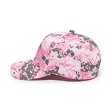 Outdoor Cap DC-610 Camo Structured Solid Back Hat Unisex Accessories Hats & Caps