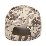 Outdoor Cap DC-610 Camo Structured Solid Back Hat Unisex Accessories Hats & Caps