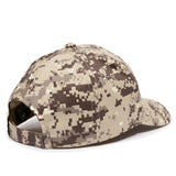 Outdoor Cap DC-610 Camo Structured Solid Back Hat Unisex Accessories Hats & Caps