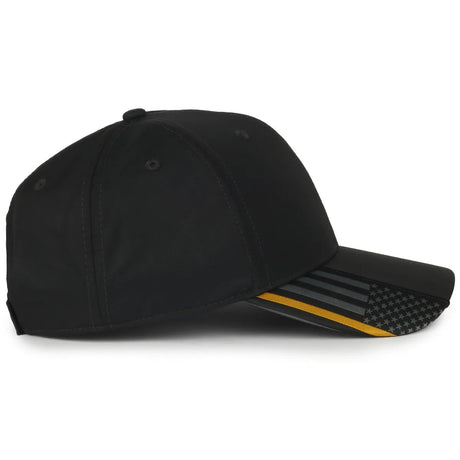 Outdoor Cap OC601 Service Stripes with US Flag Structured Solid Panel Hat Unisex Accessories Hats & Caps