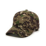Outdoor Cap DC-610 Camo Structured Solid Back Hat Unisex Accessories Hats & Caps