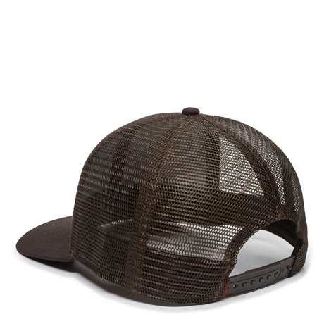 Outdoor Cap REDLBL109 Hemp Blend Structured Trucker Hat Unisex Accessories Hats & Caps