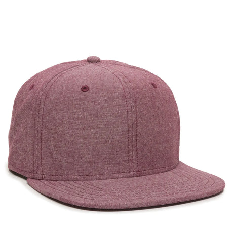 Outdoor Cap REDLBL105 Cotton Chambray Structured Solid Back Hat Unisex Accessories Hats & Caps