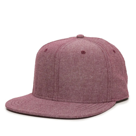 Outdoor Cap REDLBL105 Cotton Chambray Structured Solid Back Hat Unisex Accessories Hats & Caps