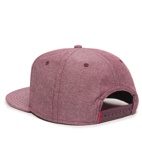 Outdoor Cap REDLBL105 Cotton Chambray Structured Solid Back Hat Unisex Accessories Hats & Caps