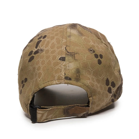 Outdoor Cap TAC-600 Canvas Camo Unstructured Solid Back Hat Unisex Accessories Hats & Caps