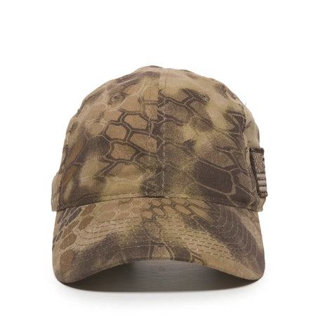 Outdoor Cap TAC-600 Canvas Camo Unstructured Solid Back Hat Unisex Accessories Hats & Caps