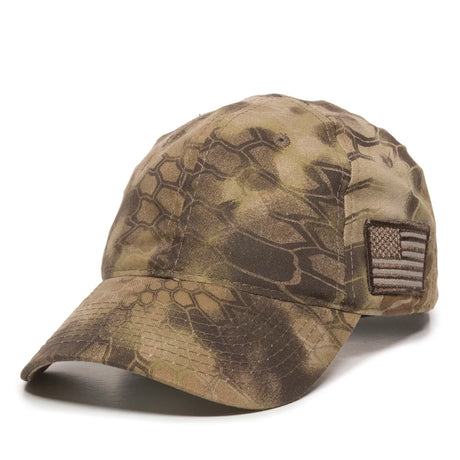 Outdoor Cap TAC-600 Canvas Camo Unstructured Solid Back Hat Unisex Accessories Hats & Caps