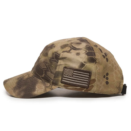Outdoor Cap TAC-600 Canvas Camo Unstructured Solid Back Hat Unisex Accessories Hats & Caps