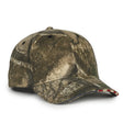 Outdoor Cap USA-350 Camo Structured Solid Back Hat Unisex Accessories Hats & Caps