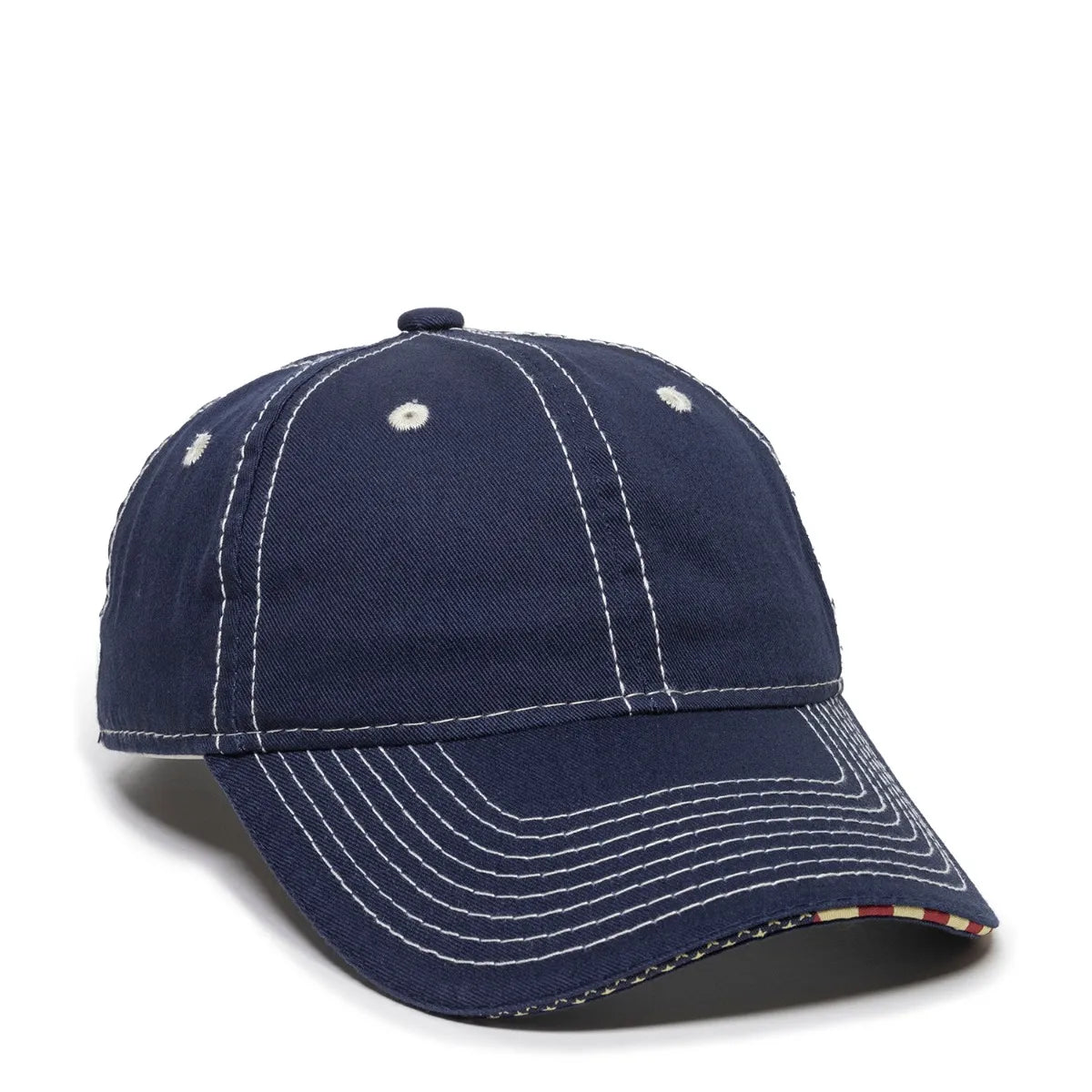 Outdoor Cap USA-850 Unstructured Solid Back Hat Unisex Accessories Hats & Caps