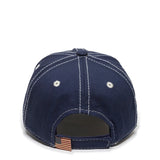 Outdoor Cap USA-850 Unstructured Solid Back Hat Unisex Accessories Hats & Caps
