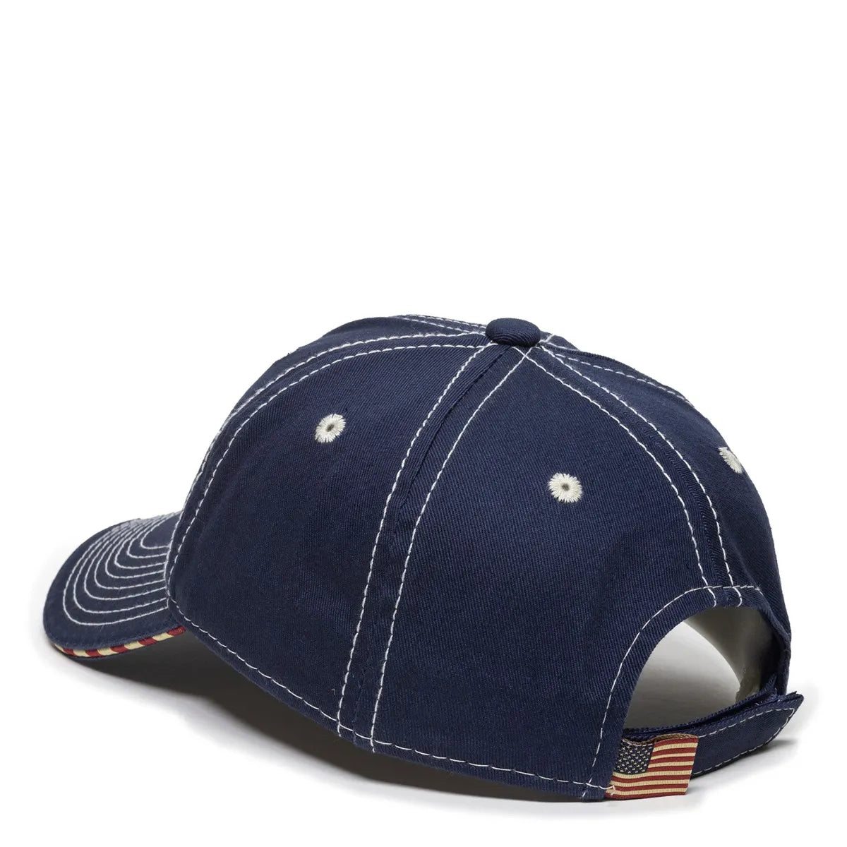 Outdoor Cap USA-850 Unstructured Solid Back Hat Unisex Accessories Hats & Caps