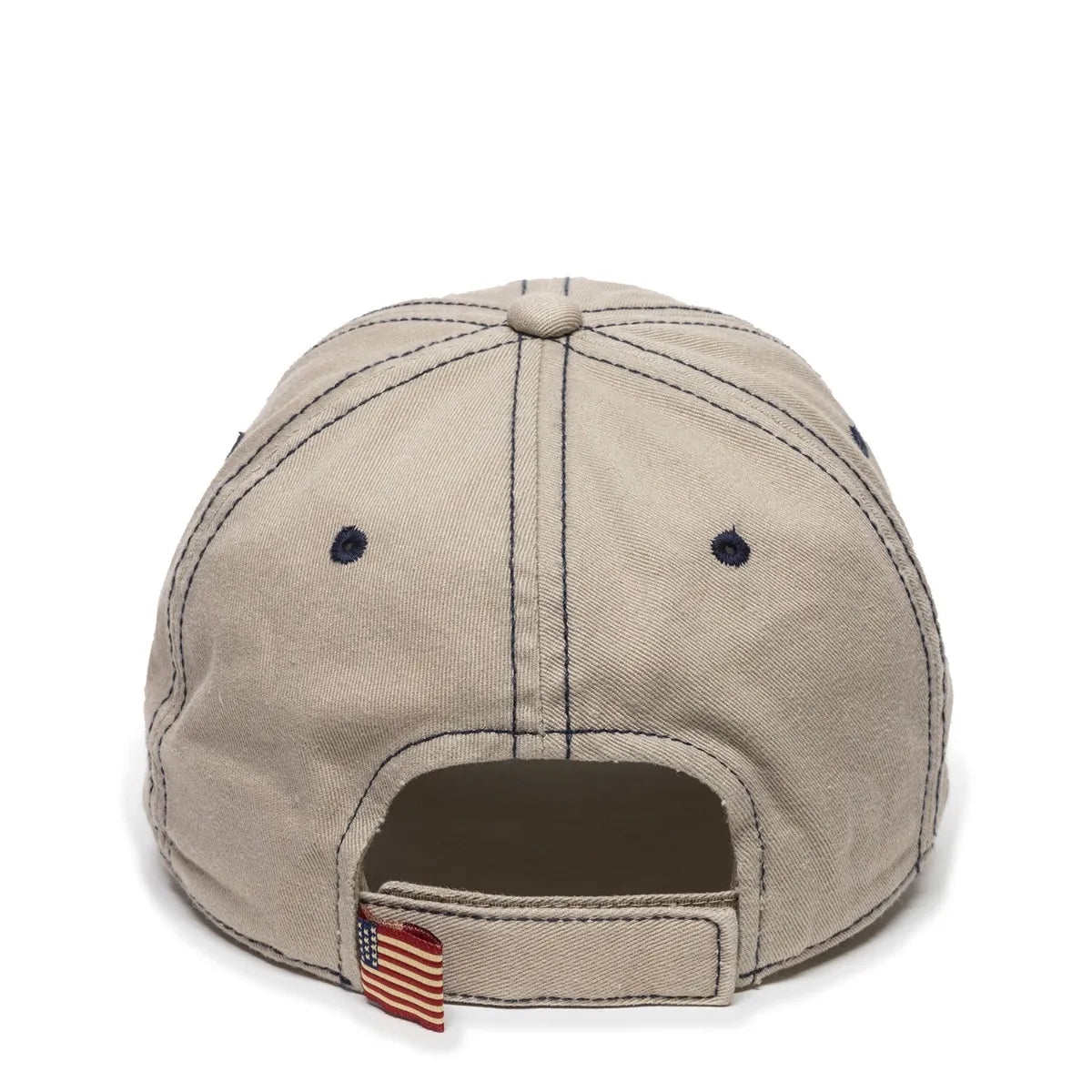 Outdoor Cap USA-850 Unstructured Solid Back Hat Unisex Accessories Hats & Caps