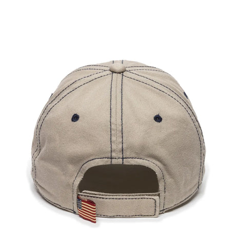 Outdoor Cap USA-850 Unstructured Solid Back Hat Unisex Accessories Hats & Caps