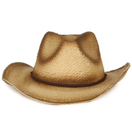 Outdoor Cap STW-200L Tan Raffia Straw Cowboy Hat Unisex Accessories Hats & Caps