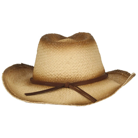 Outdoor Cap STW-200L Tan Raffia Straw Cowboy Hat Unisex Accessories Hats & Caps