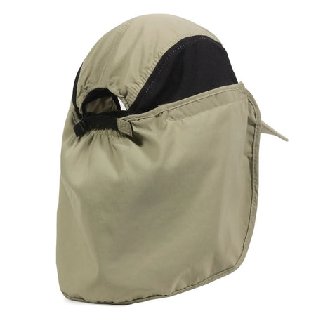 Outdoor Cap RR-002 Kahki/ Black Hat with Sun Cape Unisex Accessories Hats & Caps