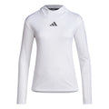 adidas Women's D4T Long Sleeve Lightweight Hoodie Tall Womens Apparel Sweatshirts & Fleece