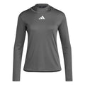 adidas Women's D4T Long Sleeve Lightweight Hoodie Tall Womens Apparel Sweatshirts & Fleece