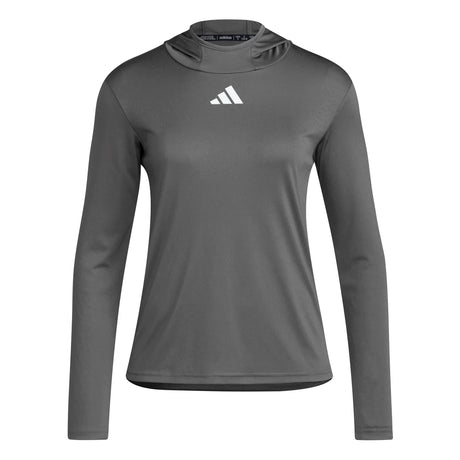 adidas Women's D4T Long Sleeve Lightweight Hoodie Tall Womens Apparel Sweatshirts & Fleece