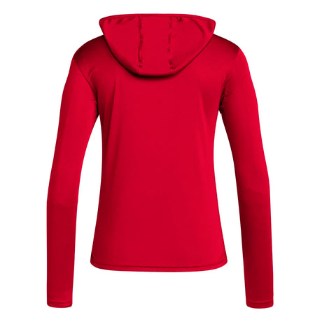 adidas Women's D4T Long Sleeve Lightweight Hoodie Tall Womens Apparel Sweatshirts & Fleece