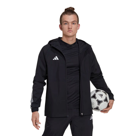 adidas Men's Tiro 23 Competition All-Weather Soccer Jacket Soccer Uniforms & Apparel All