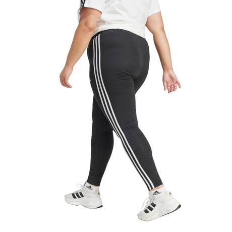 adidas Women's Essentials 3-Stripes Leggings Plus Size Womens Apparel Pants & Sweatpants