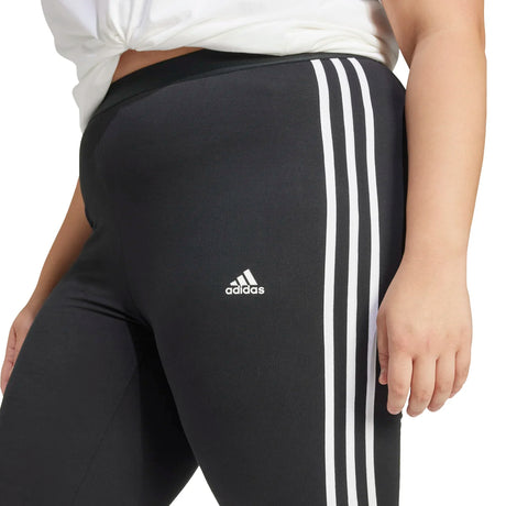 adidas Women's Essentials 3-Stripes Leggings Plus Size Womens Apparel Pants & Sweatpants