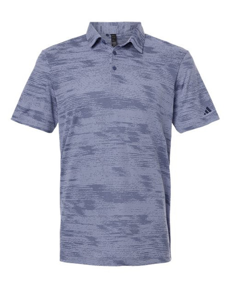 adidas Men's Ultimate 365 Textured Stripe Polo Mens Apparel Shirts & Tops