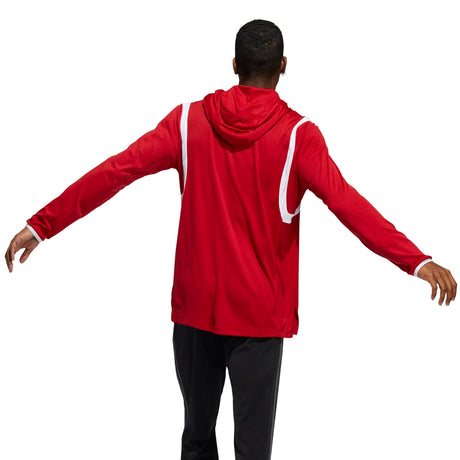 adidas Men's Basketball Icon Pulse Hooded Shooter Tee Basketball Jerseys Adult